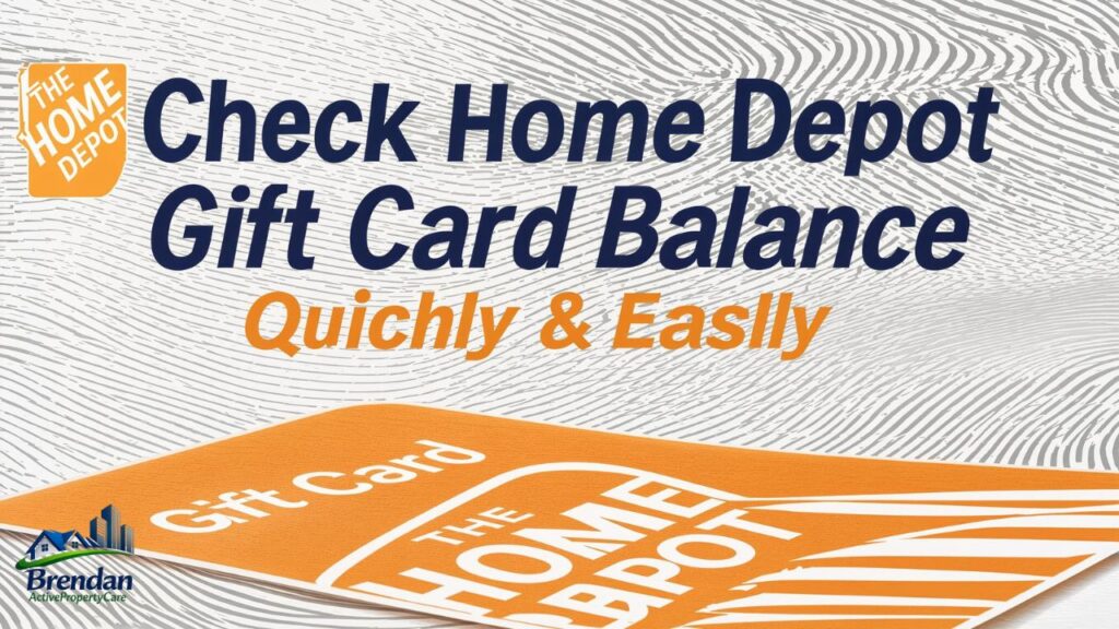 Home Depot Gift Card Balance